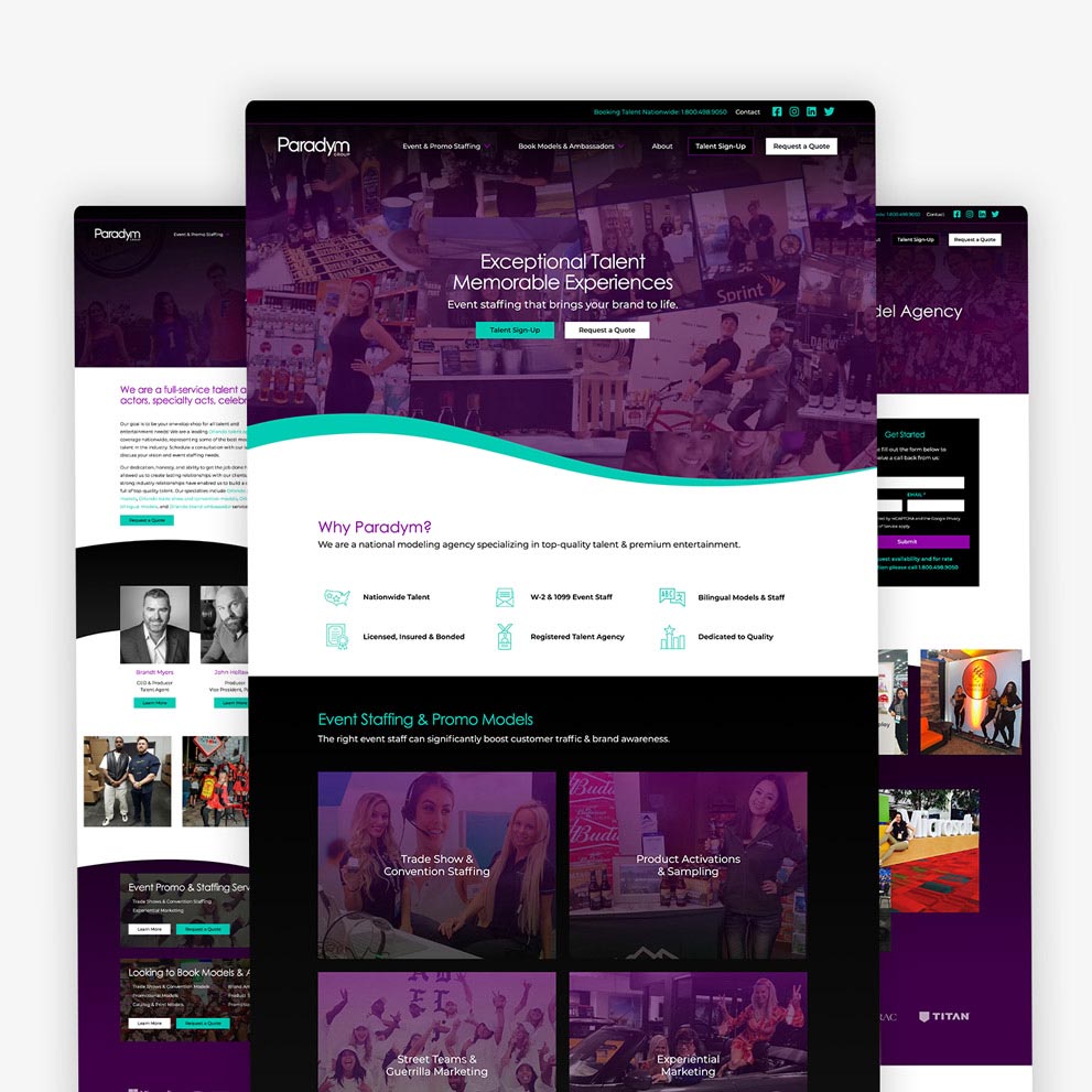 The Paradym Group Website