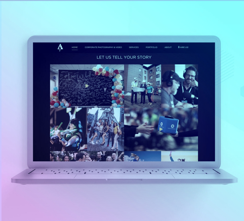 Screenshot of Magnafoto website